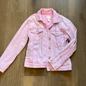 Pink jean jacket